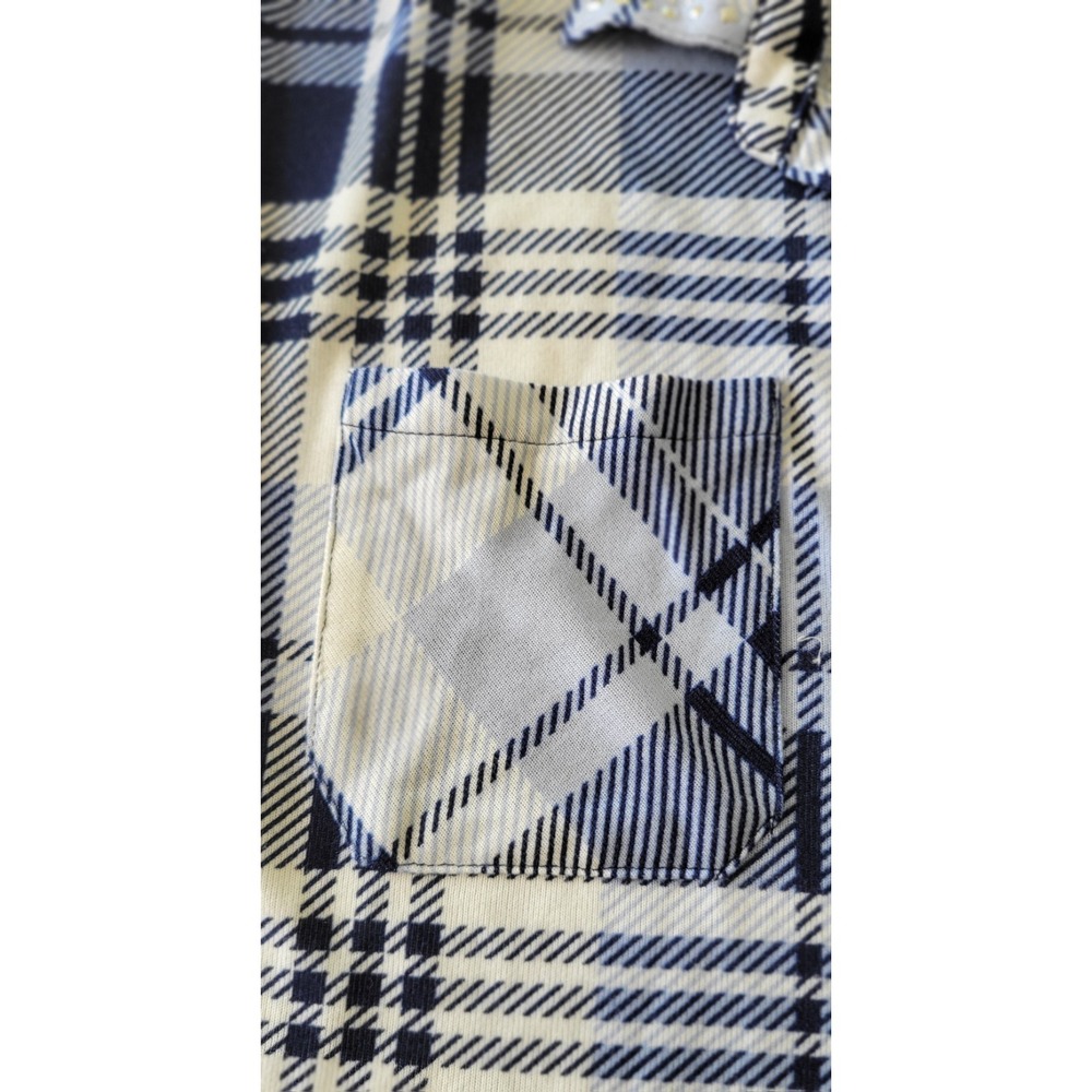 New York Laundry Womens Blue and White Plaid Shirt Size Large Size 3X - Picture 3 of 10